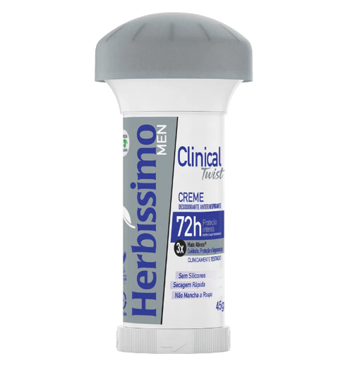 Desodorante Herbíssimo Clinical Men Creme Twist - 45g