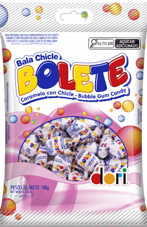 Bala Bolete Tutti Frutti - 100g