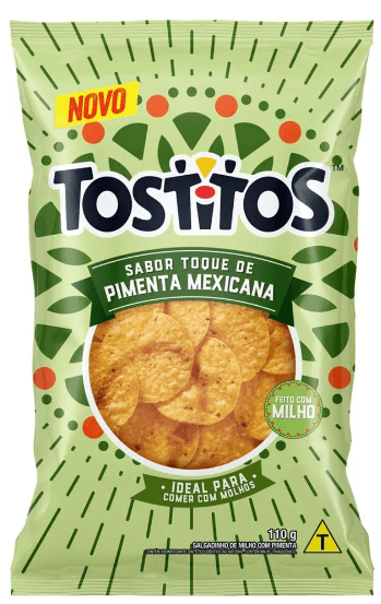 Salgadinho Tostitos Sal Marinho Redondo - 110g