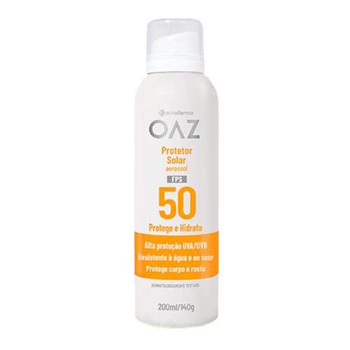 Protetor Solar OAZ FPS50 Aerosol - 200ml