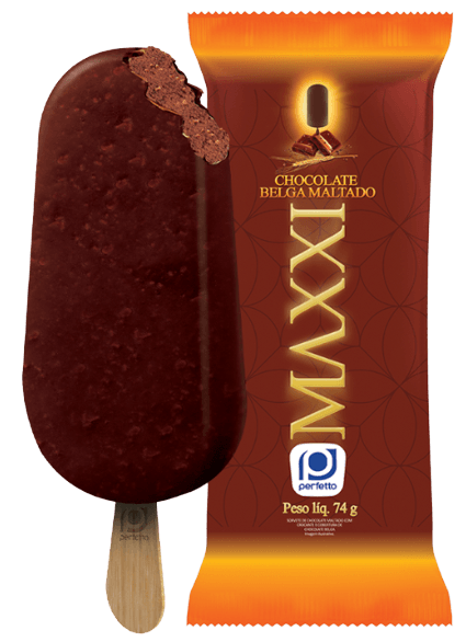 Picolé Maxxi Chocolate Belga Maltado - Perfetto