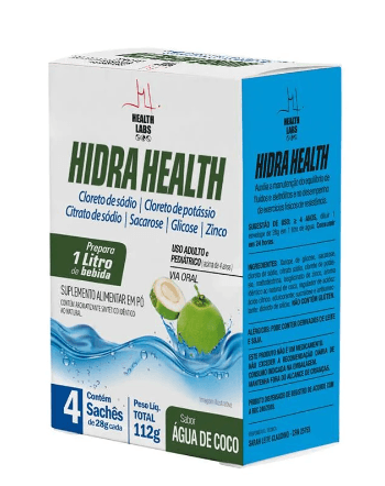 Hidra Health Água de Coco112g com 4 Sachês com 28g