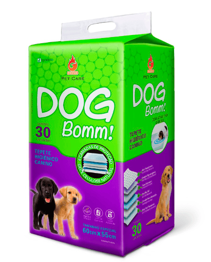 Tapete Higiênico Dog Boom 60x55cm - 30 Unidades