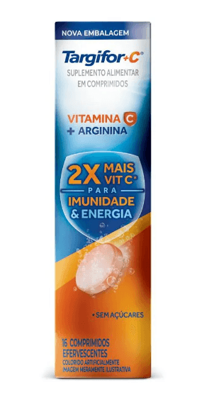 Targifor + C com 16 Comprimidos Efervescentes - Sanofi
