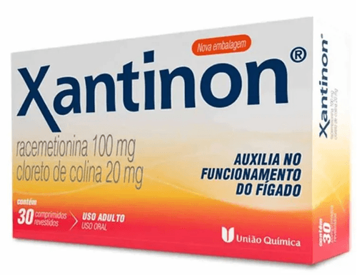 Xantinon com 30 Comprimidos - União Química