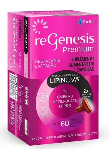 Regenesis Premium com Lipnova com 60 Cápsulas - Exeltis