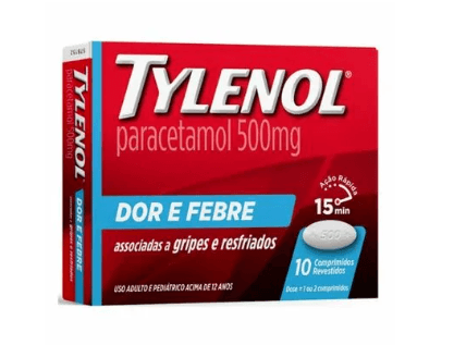 Tylenol 500mg JJ OTC 10 Comprimidos