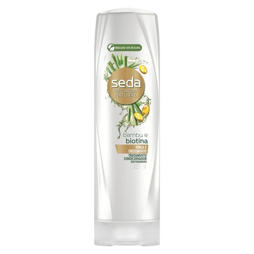 Condicionador Seda Recarga Natural Bambu e Biotina - 325ml