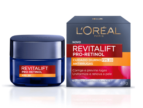 Creme Diurno Retinol Loreal Revitalift FPS20 - 49g