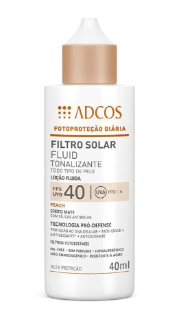 Protetor Solar Adcos Fuid Tonalizante Ivory FPS40 - 40ml