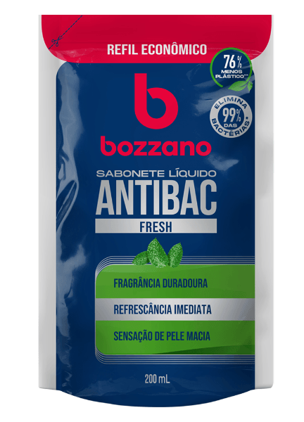 Sabonete Bozzano Líquido Antibacteriano Fresh - 200ml