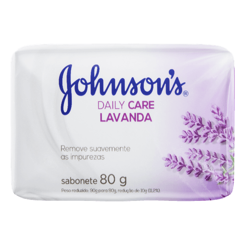 Sabonete Johnsons Daily Care Lavanda - 80g
