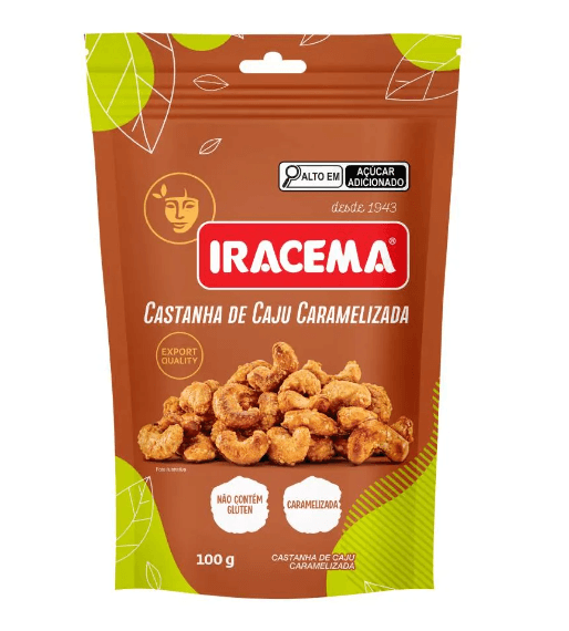 Castanha de Cajú Caramelizada Iracema 100g