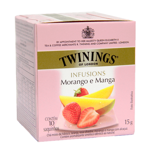 Chá Twinings Misto Morango e Manga 15g