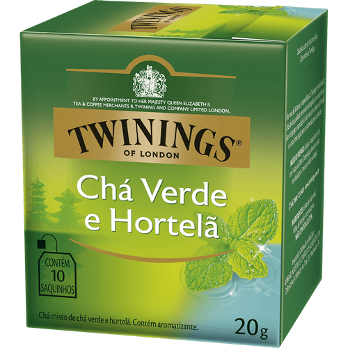 Chá Verde e Hortelã Twinings - 20g