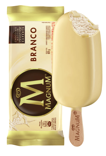 Picolé KiBon Magnum - Branco