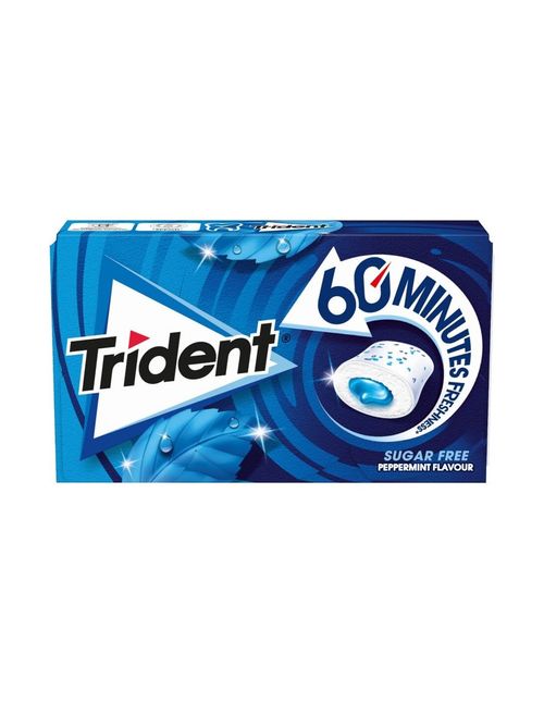 Chiclete sem Açúcar Trident 60 Minutos Peppermint - 22g