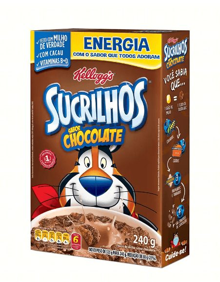 Cereal Sucrilhos Kelloggs Chocolate - 240g