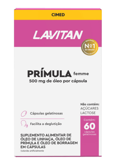 Lavitan Prímula Femme - 60 Cápsulas