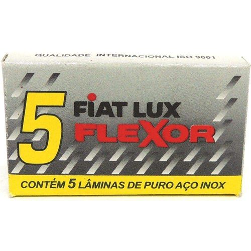 Lâmina de Barbear Fiat Lux com 5 Unidades