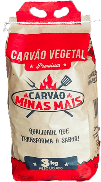 Carvão Vegetal Minas Mais - 3kg