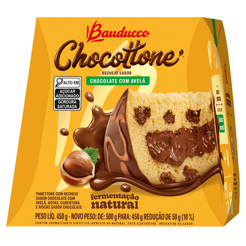 Chocottone Maxi Avelã - 450g