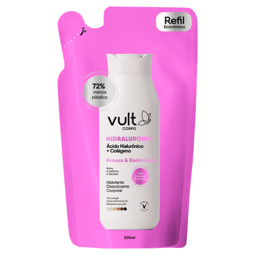 Loção Hidratante Vult Corpo Firmeza e Elasticidade - Refil 300ml