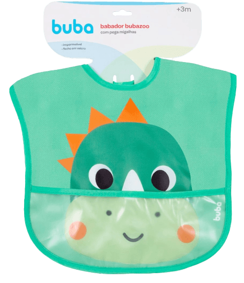 Babador com Bolso Buba Zoo Dino