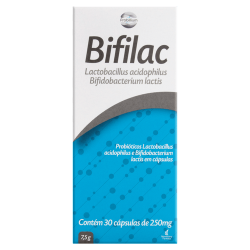 Bifilac 250mg Suplemento Alimentar EMS 30 Cápsulas