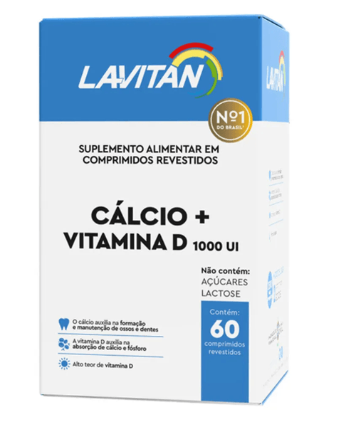 Lavitan Vitamina Calcio D1000UI  com 60 Comprimidos - Cimed
