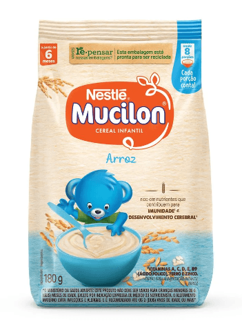 Cereal Infantil Mucilon Arroz Sachê - 180g