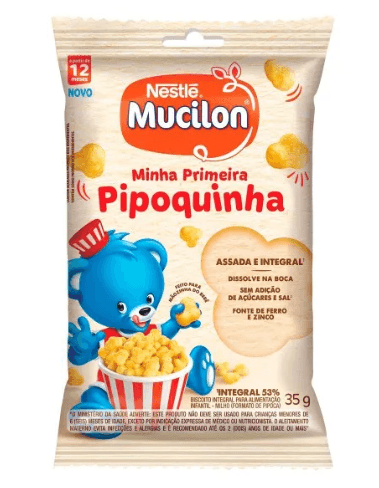 Snack Mucilon Pipoquinha Milho - 35g