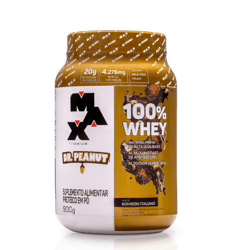 Whey 100% Dr. Peanut 900g - Bombom Italiano
