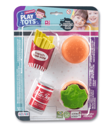 Brinquedo Hambúrguer - Zuca Toys