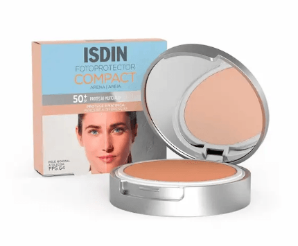 Protetor Solar Facial Pó FPS50+ Isdin Areia/Arena - 10g