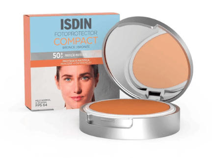 Protetor Solar Facial Pó FPS50+ Isdin Bronze/Bronce - 10g