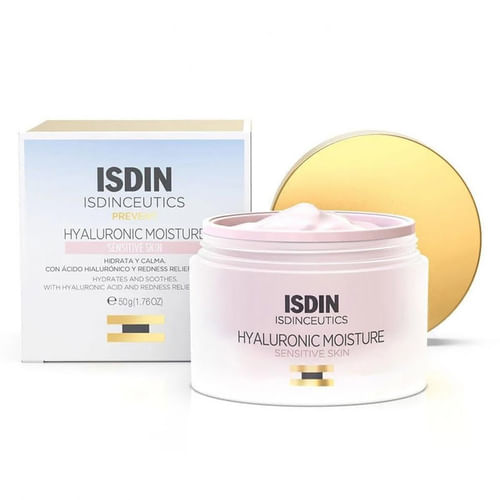 Creme Facial Anti-Idade Isdin Hyaluronic Moisture Pele Sensível - 50g