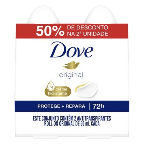 Kit Desodorante Dobe Roll-On Original 50ml - com 2 Unidades