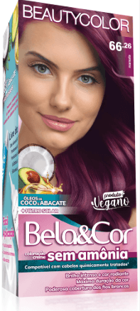Tintura Beauty Color Sem Amônia 66.26 - Marsala