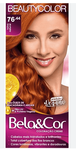 Tinta Beauty Color Mini Kit 76.44 Ruivo Natural