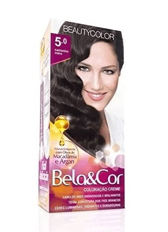 Tinta Beauty Color Mini Kit 5.0 Castanho Claro