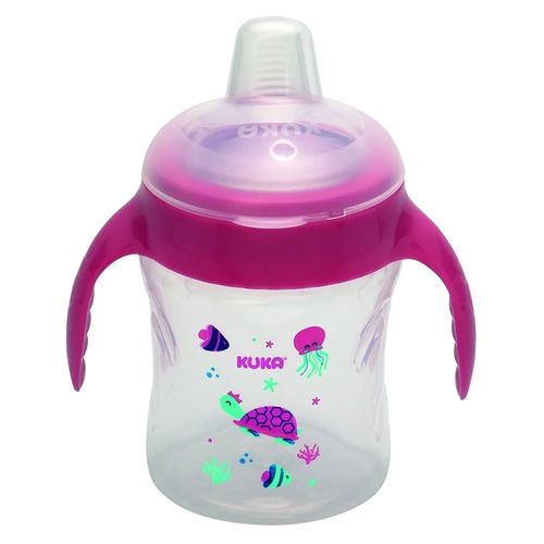 Caneca Treinamento Decorada Kuka Fun Rosa 200ml
