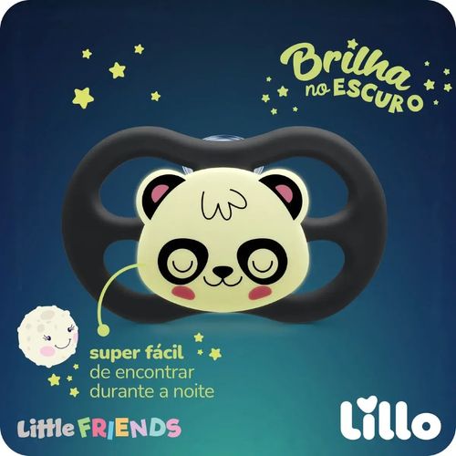Chupeta Lillo Little Friends Simétrico Panda N°2 (+ 6 Meses)