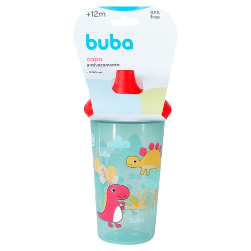 Copo Antivazamento Dino - Buba - Verde Claro