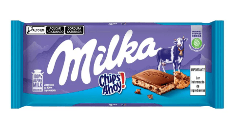 Barra de Chocolate Milka Chips Ahoy - 100g