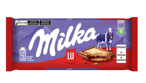 Barra de Chocolate Milka Lu - 87g