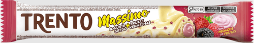 Chocolate Trento Massimo Iogurte Grego e Frutas Vermelhas - 25g