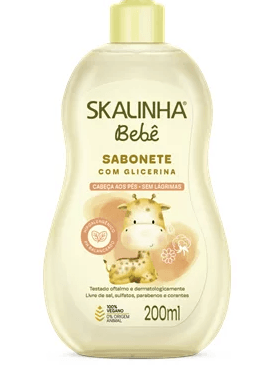 Sabonete Líquido Glicerina Skalinha Bebê - 200ml