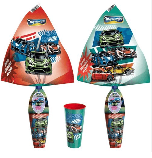 Ovo de Páscoa Chocolate Ao Leite Carros - 80g