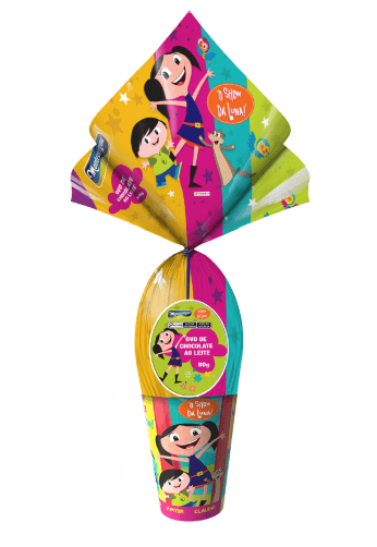 Ovo de Páscoa Montevergine Chocolate ao Leite Show da Luna 80g